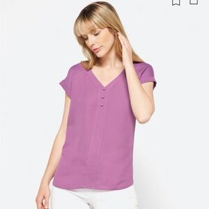 Lilac top NWT size large (Fortune + Ivy from Stitch Fix)